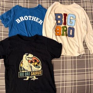 Big brother shirt bundle Size 2T